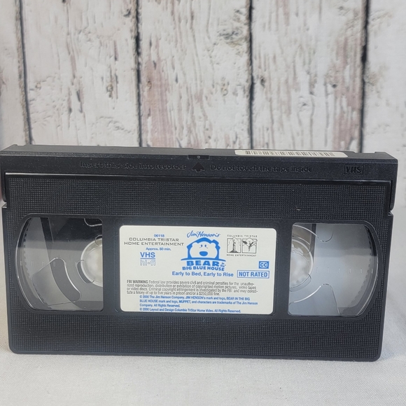 Bear in the Big Blue House - Early to Bed, Early to Rise [VHS] RARE Jim Henson - Picture 7 of 8